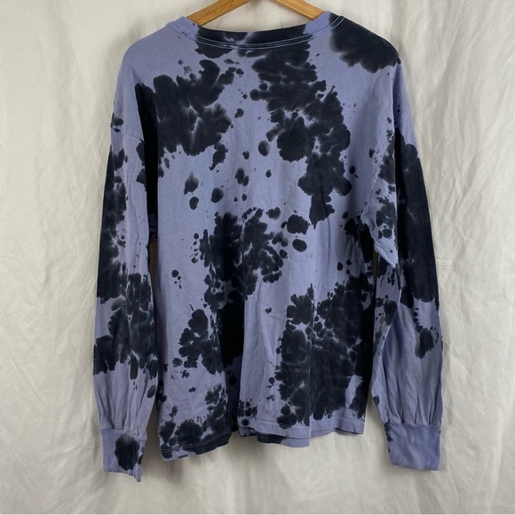 The Simpsons Treehouse of Horror Alien Tie-Dye Long Sleeve Shirt Size Medium - Picture 2 of 16